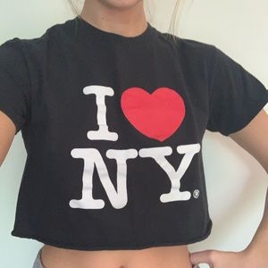 I ❤️ NY crop top